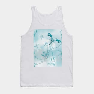 Butterflies and flowers digital art Tank Top